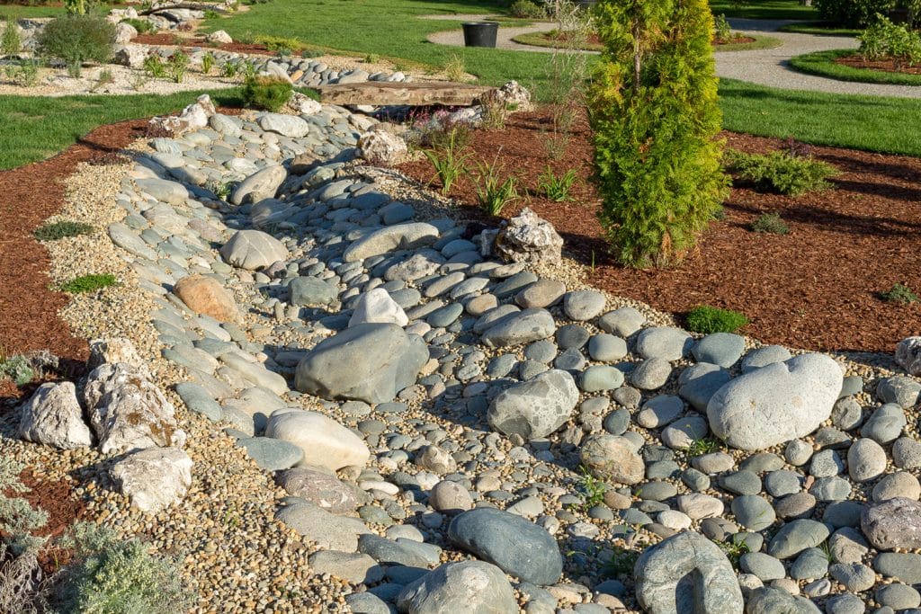 Dry landscaping